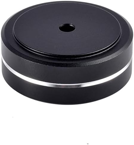 4Pcs Aluminum Speaker Box Spikes Stand Feet Pad Amplifier DAC Decoder Audio Computer Rubber Buffer Floor Foot Nail(40mm 20mm,Black)