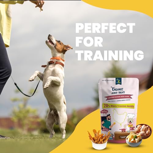 Image of Grandma's Signature Cheese Dog Treats - Strong Muscle & Smart Brain, Grain-Free, Rawhide-Free, Organic, Chicken & Amul Cheese, 50g + 20% Extra, Ideal for All Breeds & Ages