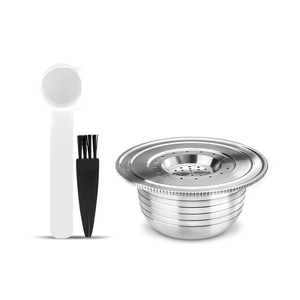 Convertidor de Filtro de Cápsula de Café Recargable de Acero Inoxidable para