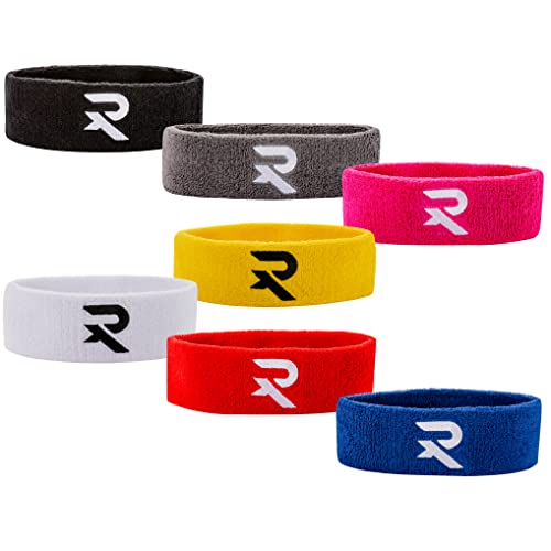 Muñequeras y diademas para el sudor en squash de algodón ajustable Raquex 7