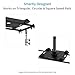 PROAIM Polaris Pro Low-Profile Video Camera Dolly w Universal Track Ends. Integrated Mitchell Mount. Compatible Track Rail Diameter: 1.18”- 1.96”. Offers Payload up to 363kg / 800lb. (DL-PLRS-P01)