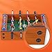 KIMISS Premium Wooden Table Football Game, 12mm Thick Tabletop Soccer Playset for 2-4 Players, Hand Soccer Game for Family, Friends & Team Building, Interactive Parent Child Play