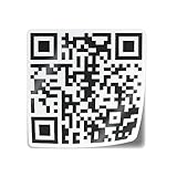 Never Gonna Give You Up Rick Roll QR Code Vinyl Bumper Sticker Decal - Hilarious Car Sticker - Unlock the Laughter - 5" x 5", 1 piece, by Flippin Stickers