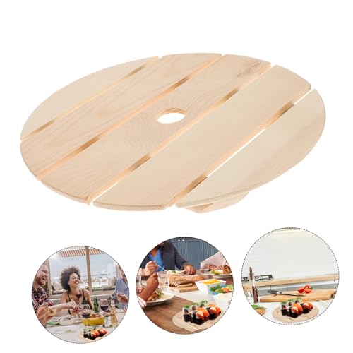 Bandeja de servir sushi estilo japonés con base de madera miniatura 6
