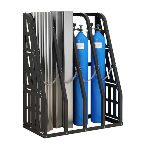 1500LBS Vertical Bar Rack Standing Storage Rack, 47" W x 24" D x 60" H Steel Vertical Long Parts Storage Rack with Galvanized Chains & 2 Side Pegboards, 4 Bays Lumber Storage for Garage Storage