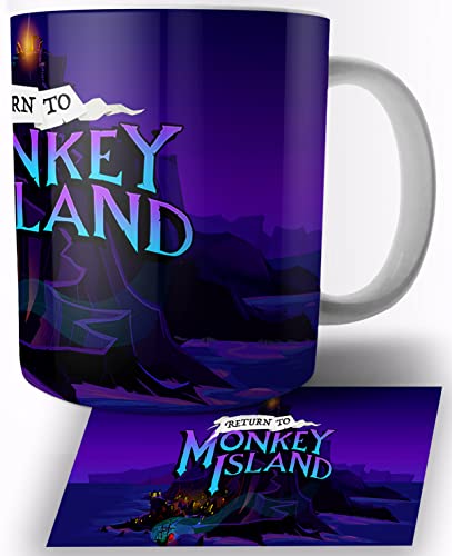 Return To Monkey Island Tazza di Ceramica Bianca