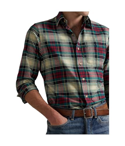 Image of POLO RALPH LAUREN Classic Fit Plaid Performance Shirt