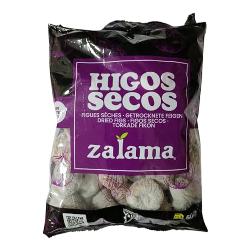 Higos Secos Enharinados 500 g | Variedad Granillo del Valle del Jerte | Higos Secos Naturales Tradicionales | Snack Natural, Ideal para Postres, Desayunos y Aperitivos