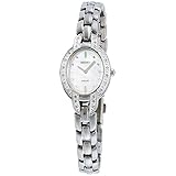 Seiko Women's TRESSIA Japanese-Quartz Watch with Stainless-Steel Strap, Silver, 9 (Model: SUP323)