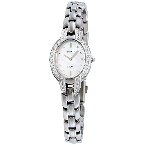 Seiko Women's SUP323 TRESSIA Analog Display Japanese Quartz Silver Watch