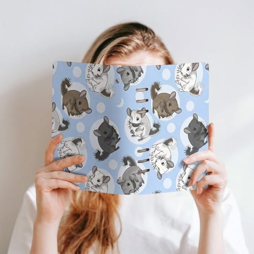 Carnet de notes A5 avec 6 anneaux détachables pour feuilles lignées - 6