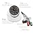 Analog CCTV Camera HD 1080P 4-in-1 (TVI/AHD/CVI/960H Analog) Security Dome Camera Outdoor Metal Housing, 24 IR-LEDs True Day & Night Monitoring 3.6mm Lens (White)