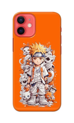 Image of PRINTFIDAA Plastic Printed Hard Back Cover Case For Apple iPhone 12 Mini Back Cover (Famous Anime Cartoon Character) -112, Multicolor