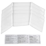 2026 Mahjong Card Sleeve, 4PCS Mahjong Card Protector Cover Clear Plastic Sleeves for Mah Jongg Scorecard Durable Mah Jong Gifts Suit for Large Print Size 6 1/8" x4 3/4"(Transparent)