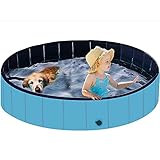BABYLTRL Foldable Dog Bath Pool, Portable Collapsible Dog Bathing Tub for Large Dogs Indoor&Outdoor...