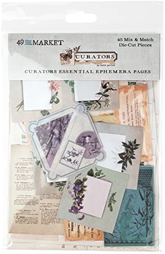 Pages d'éphémères Curators Essential papier décoratif scrapbooking vintage bullet journal