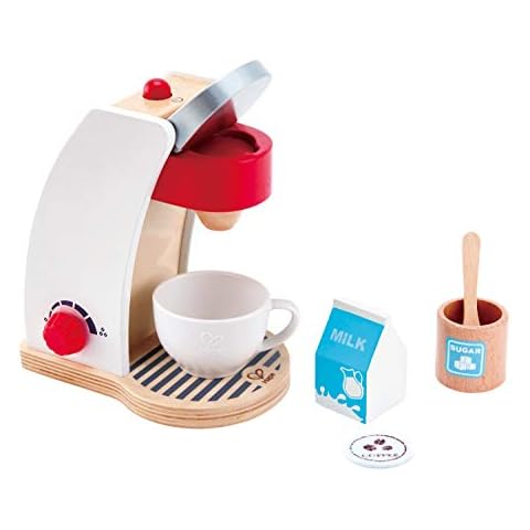 Hape E3146 My Coffee Machine - Wooden Kitchen Accessories Cover