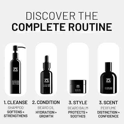 ZOUSZ Black Oud Eau De Parfum - Luxury Oud Perfume for Men with Black Oud Wood Oil - Oud Fragrance with Sandalwood, Cedarwood & Patchouli Scent Gift for Men