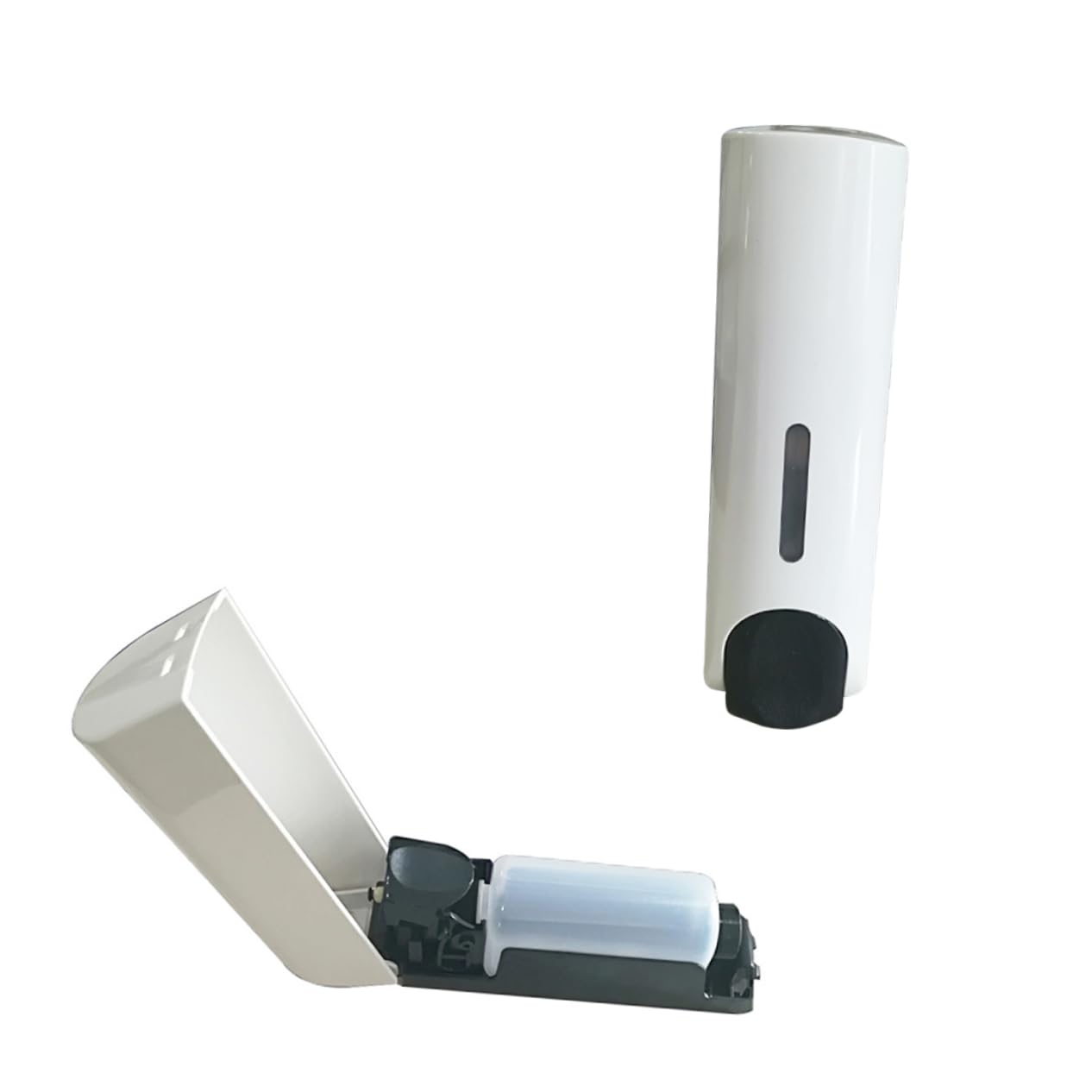 STOBAZA 1pc Wall-Mounted Liquid Soap Dispenser Refillable Shampoo Container Versatile Shower Gel Holder for Bathroom and Kitchen Easy Installation Modern Design