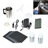 Geevorks Kit Pulir Faros Coche Polimero con 2 Botella de Liquido de Recubrimiento para Faros Kits Restauración Faros Polimero de Coche Reparación de Arañazos de Vidrio para Restaurar Faros