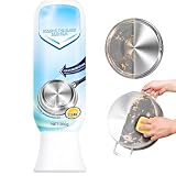 🥘【Powerful Alkaline Deep Cleaning Gel】Designed with a strong alkaline formula that helps tackle baked-on grease, carbon buildup, dark scale, heavy oil residue, and heat marks on cookware, helping restore pots and pans to a cleaner, brighter look. 🥘【E...