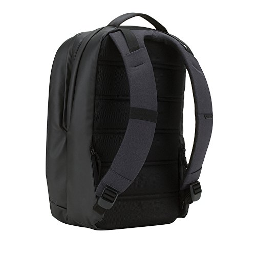 Image of Incase City Backpack - 24L Main Storage Compartment with 16 inch Faux Fur Laptop Pocket, Front Organizational Pocket, Quick Access Pocket, Everyday Tech Backpack - Black