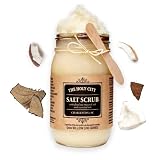 Exfoliating Body Scrub - Pure Dead Sea Salt Scrub for Hands and Body, 16 fl oz Hydrating Moisturizin
