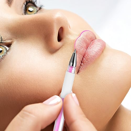 Beaupretty marcador para cejas con punta fina rosa, 4 piezas miniatura 5