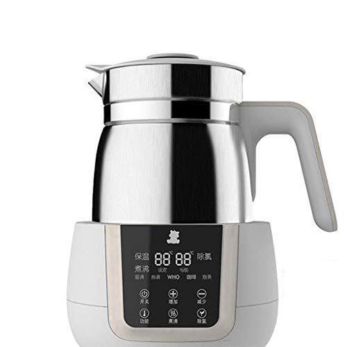 Calentador de biberones Bable, Caldera eléctrica de cristal Monitor LCD, Calentador de leche materna, Termostático inteligente para alimentos para bebés las 24 horas, Agua caliente con hervidor eléctr