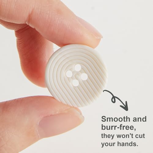 Boutons recyclés écologiques pour réparer votre pull d'hiver préféré lot de 6 - 6