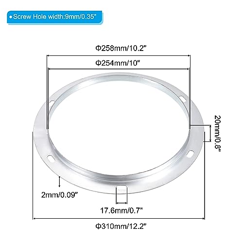 Bride conduit 25,4 cm métallique pour stopper fuites d'air
