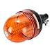 Lampe de balise d'avertissement stroboscopique 12 V 60 LED Lampe clignotante rotative de balise d'avertissement pour machines agricoles, véhicule utilitaire, autobus scolaire, tracteur, pelle, camion