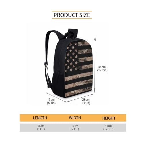 KEIAHUAN American Flag Camo Kids Backpacks Teen Girls Boys School Bookbag Set 3 in 1 Casual Daypacks for Primary Middle School3