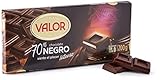 Valor - Chocolate Negro 70% Cacao. Chocolate Valor sin Gluten, Intenso Sabor y Aroma. Selección de...