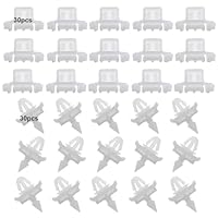 60pcs Seitentür Zierleisten Clips Tür Seitenverkleidung Clips Zierleisten Halterung Schutzleiste Seitenteile Beplankung Türverkleidung Auto für Sacco 190 W201 W124 A124 S124 A0019884981 A0019885181