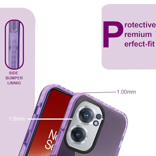 Image of A rtistque Ultra Stylish Back Cover Case for OnePlus Nord CE 2 Lite 5G | Premium Shockproof TPU | Protective Design | OnePlus Nord CE 2 Lite 5G Cover - Purple