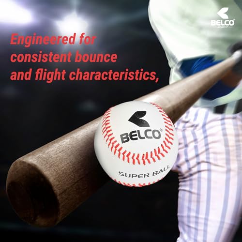 Image of Belco Baseball, Leather Super Ball Competition Grade Baseball Ball Official Size (Leather)