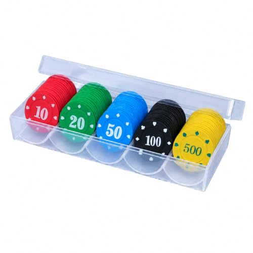 [Miflaier]�|�[�J�[�`�b�v�Z�b�g 100�� �v���X�`�b�N�� �P�[�X�t�� �J�W�m�Q�[���p �I�� [10+20+50+100+500] | ����ŃJ�W�m�C�����y���߂�|�[�J�[�`�b�v�Z�b�g�E100������E���[�P�[�X�t��