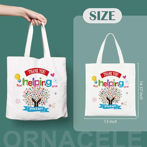 Set de 4 bolsas tipo tote para regalo a profesores miniatura 4