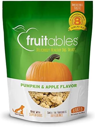 Fruitables Dog Treats Pumpkin & Apple Flavor, 7 oz
