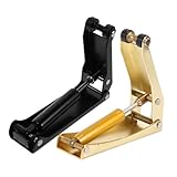 TOPBATHY Hydraulischer Klavier Klappenverzögerer 2 Stück Soft Fall Absenkvorrichtung mit Dämpfung Schwarz und Gold Schutz für Pianisten
