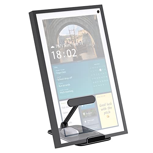 ITSHOM Tilt Stand for Show 15 (1st, 2nd Gen), Ipads/Tablets, Made of Heavy-Duty Aluminum, Device Sit On It Without Mounting (Black)