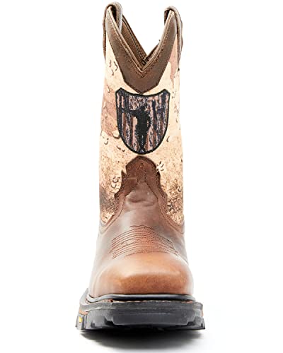 Cody James Men's 11" Camo Flag Decimator Work Boot Composite Toe - Bcjc0spw1314