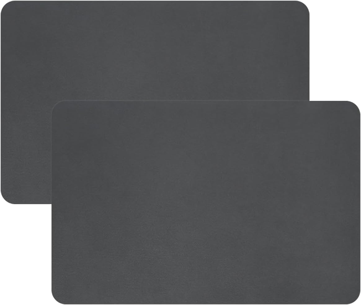 Tapis Cafetiere, 47.5x29.7cm Tapis Egouttoir Vaisselle, Tapis Antidérapant Pour Bar à Café, Tapis En Silicone Sous La Machine à Café Avec Tissu Pour Café Comptoir Machine Cuisine