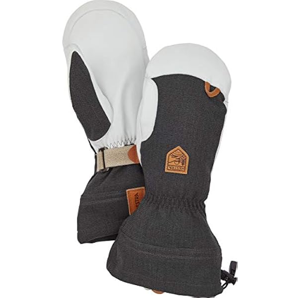 Hestra leger lederen patrouille gaunlett fäustling handschuhe neu