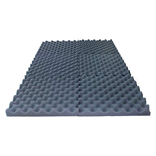 IZO All Supply Convoluted 2 Inch 12in W x 12in L Egg Crate Panels
