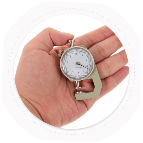 Calibrador de espesores de cuero MAGICLULU, herramienta de medición de precisión para cuero, fabricado en hierro, rango 0-10 mm miniatura 5