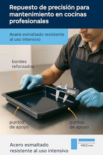 Bandeja de horno Teka RECAMBIOS DREYMA esmaltada para evitar comida pegada 6