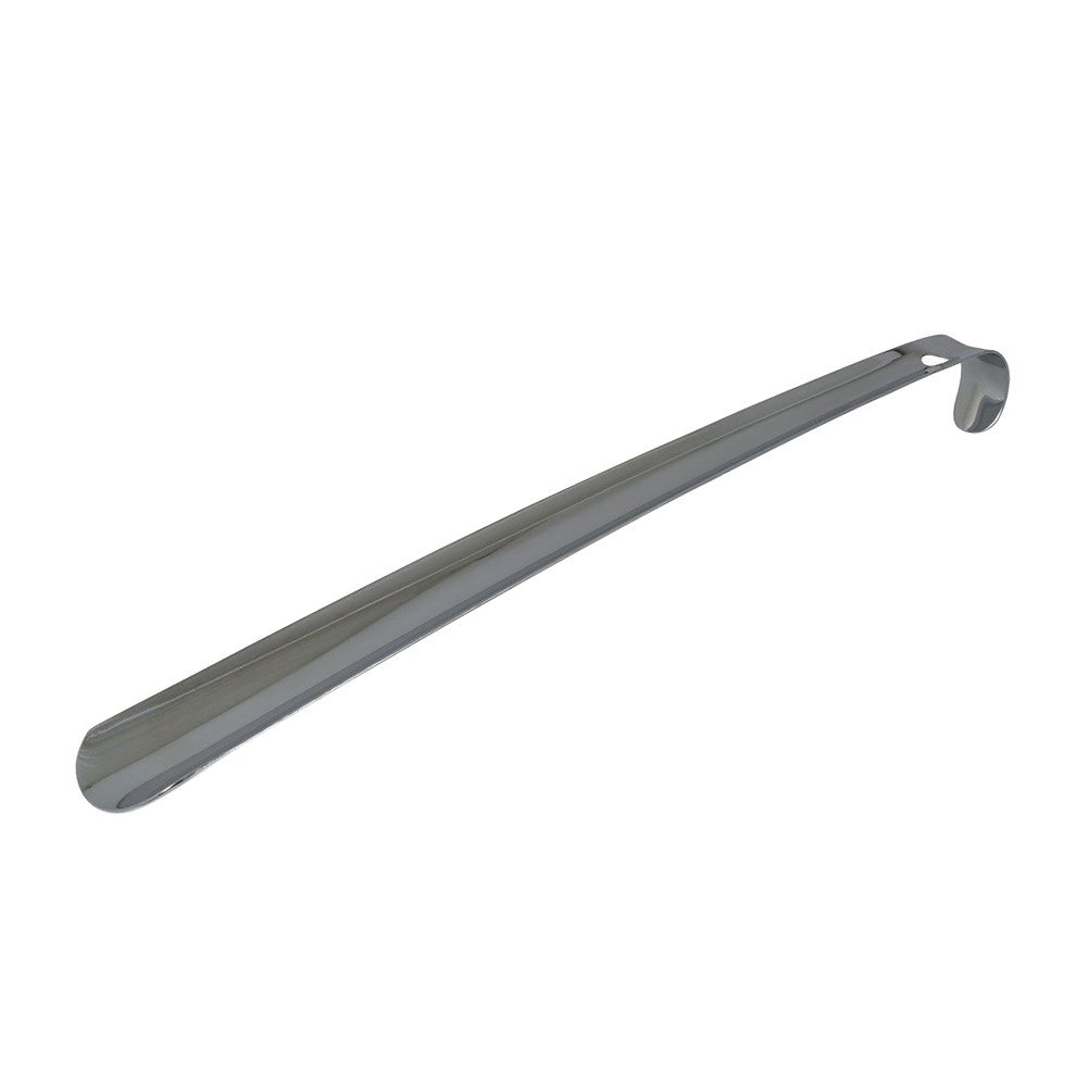 Yardwe Calzador de Zapatos de Acero Inoxidable de 50 Cm con Orificio para Colgar y Superficie Lisa, Adecuado para Facilitar el Calzado Diario