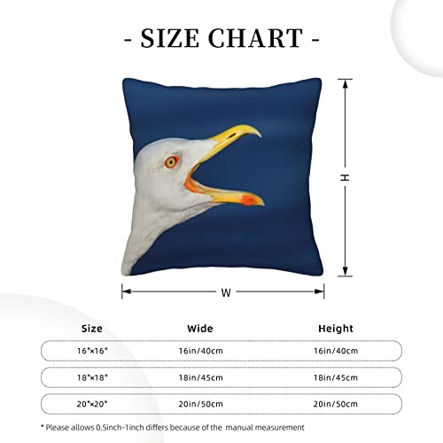 Housses de coussin velours côtelé mouettes pour rénover canapé
